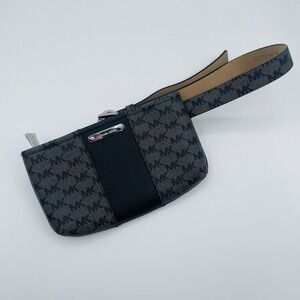 NWOT Michael Kors Monogram Belt Crossbody Bag S/M Fanny Pack Classic Gray/Black